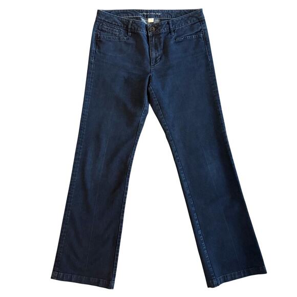 Banana Republic Jeans Women's Size 29 Blue bootcut Mid Rise Dark Wash 1184 - Picture 1 of 14